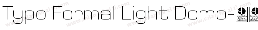 Typo Formal Light Demo字体转换